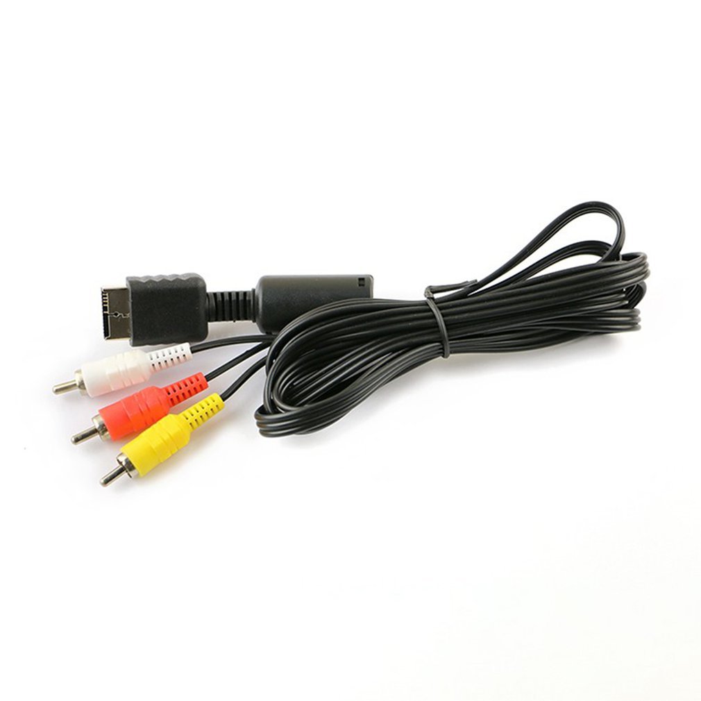 【FUPANG】3rca Adapter Av Cable Audio Video For Ps2 Ps3 Multimedia Audio Cable. 