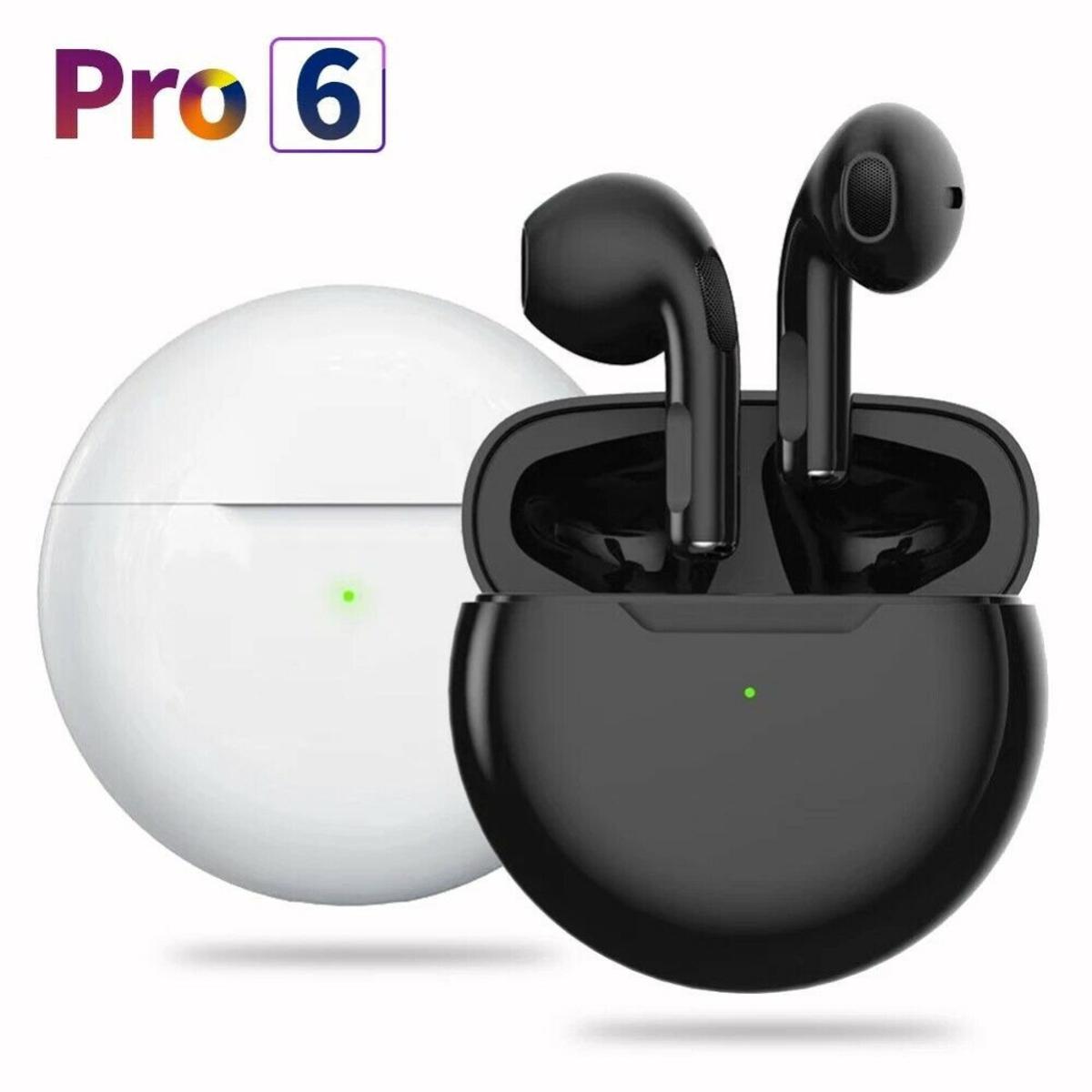 Air Pro 6 TWS Wireless Headphones Bluetooth Earphone Earbuds Bass Headset With Mic For Xiaomi Huawei