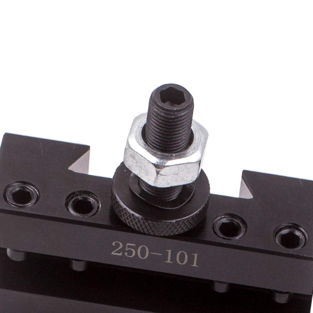 4PCS Lathe Facing Holder for AXA Quick Change CNC Turning Tool 250-101 - black. 