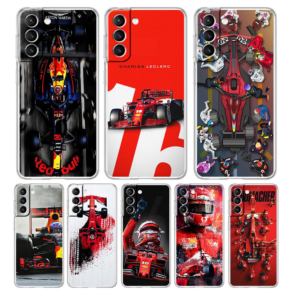 F1 Formula 1 Case for Samsung Galaxy S23 S20 FE S21 S22 Note 20NEW Ultra 5G S10 S9 Plus S10e Silicone Soft Transparent Phone Cover