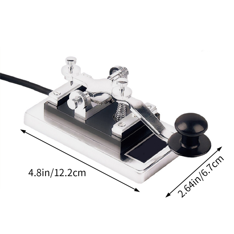 1Set Radio Hobbyist Exerciser Moores Electric Key Shortwave Radio Portable 4K Heavy Duty. 