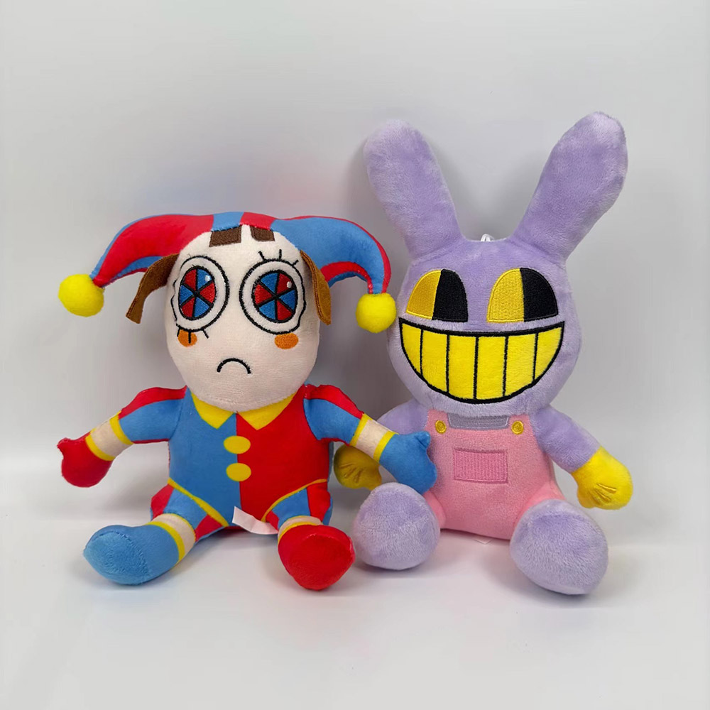 1Pc The Amazing Digital Circus Plush Doll Pomni Jax Rafatha Gangle Caine Zooble Kaufmo Kinger Circus Stuffed Plush Doll Kids Toy. 