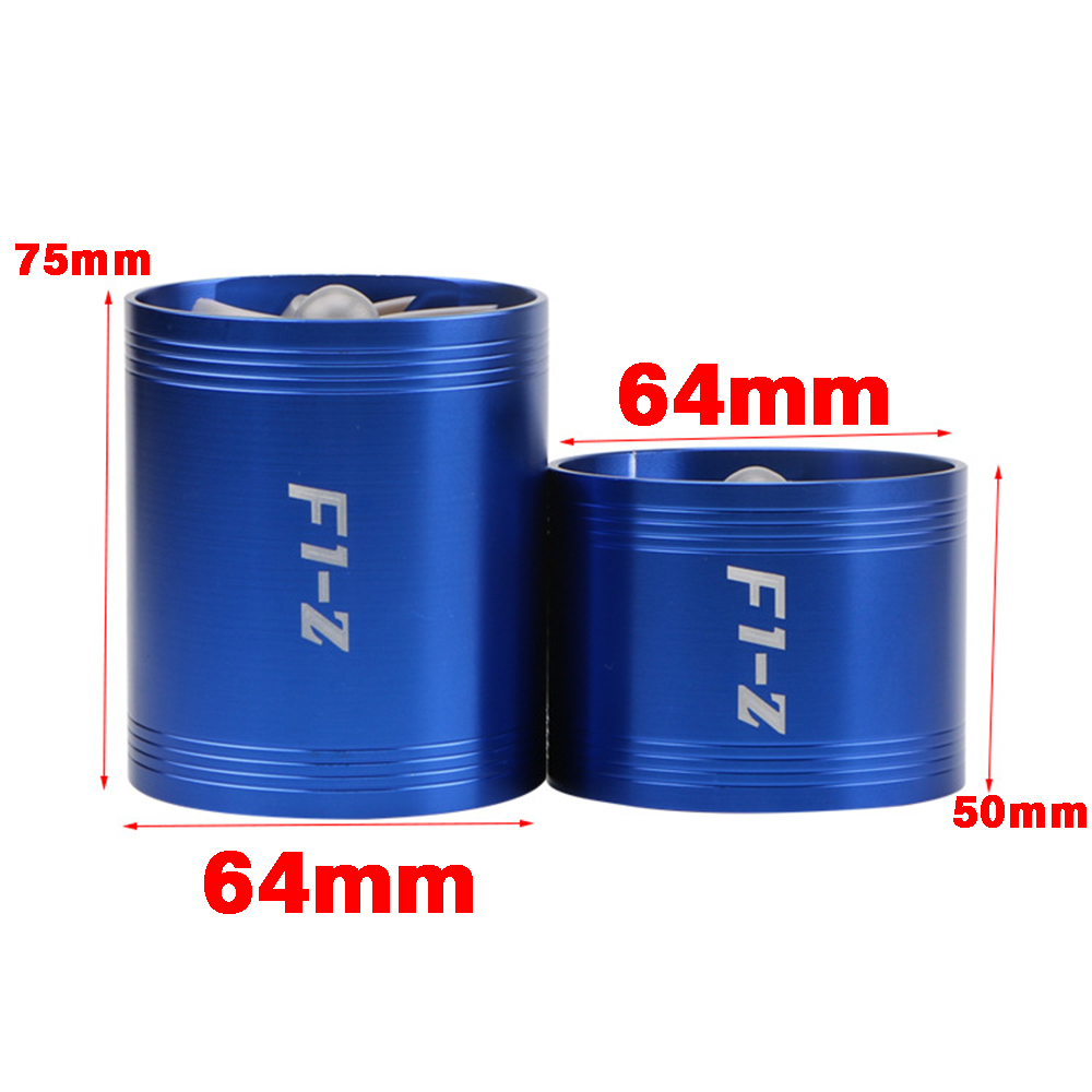 Car Turbine Supercharger F1-Z Turbo Charger Single Double Air Filter Intake Fan Fuel Gas Saver Kit Auto Replacement Part. 