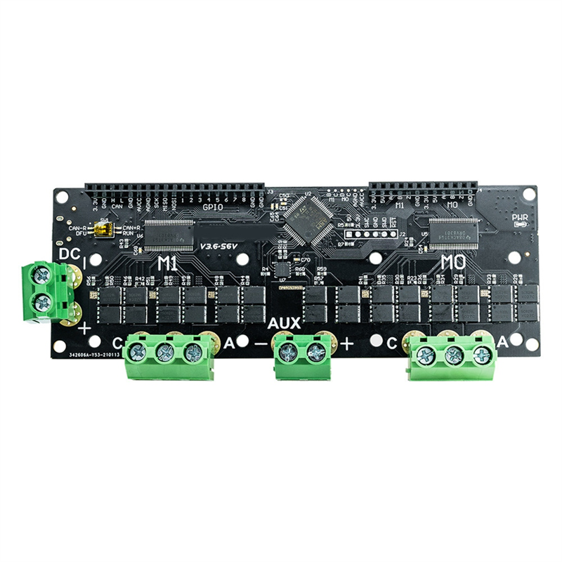 MKS XDRIVE XDrive3.6 56v Dual Motor FOC BLDC Controller Board for Servo - Based on ODrve V3.6 Technology. 