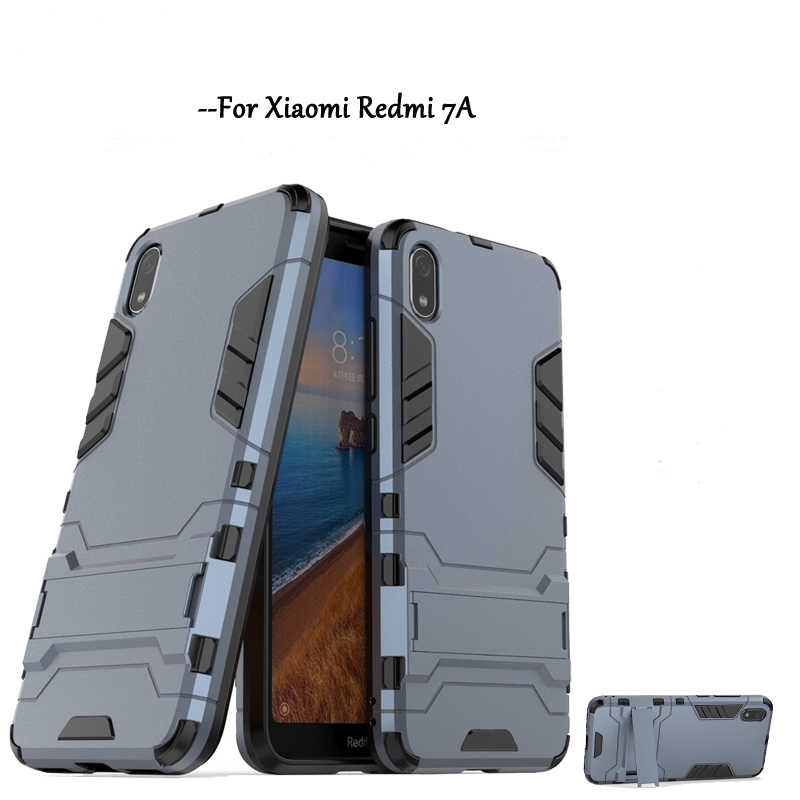 For Xiaomi Redmi 7A Case Shockproof Armor Rubber Silicone Hard PC