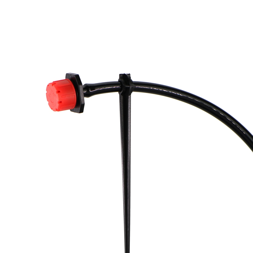 1/4" Hose Drip Irrigation Support Stakes C Shape Hook 4/7mm Pipe Fixed Stem Holder Garden Watering Dripper Sprinkler Bracket. 