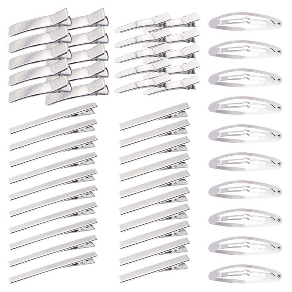 5 Styles Hair Clip with Teeth Blank Setting Base for DIY Hair Clips