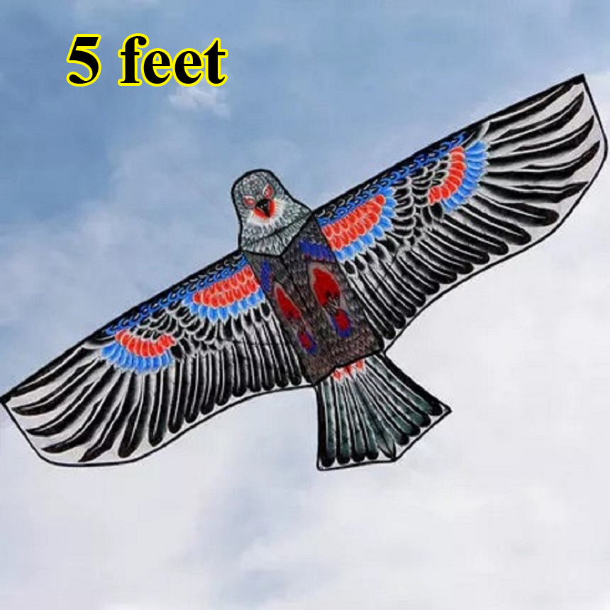 Chil kite multicolor New Design Stylized Eagle 3D hawk bird scarer kite. 