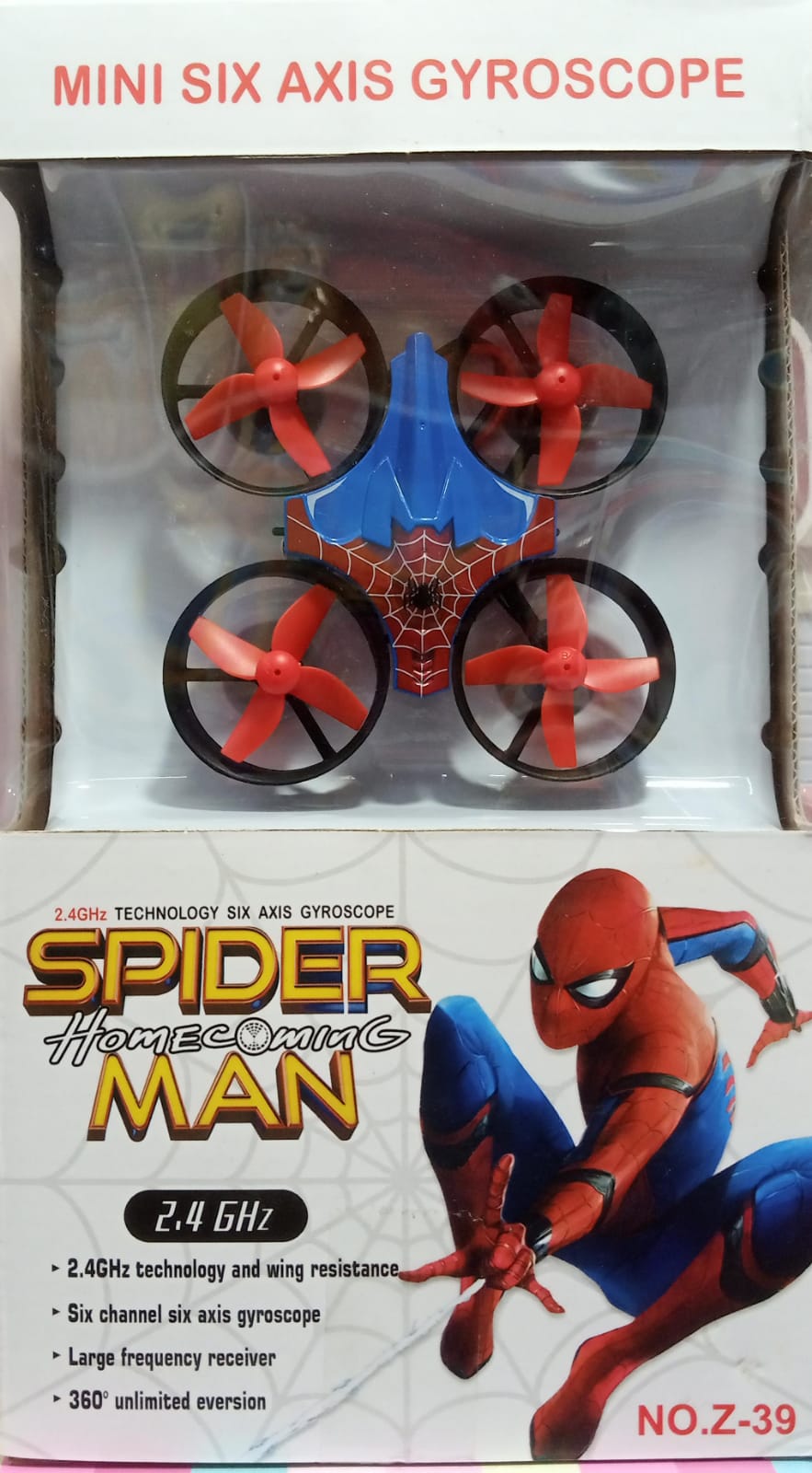 Spiderman mini hot sale drone