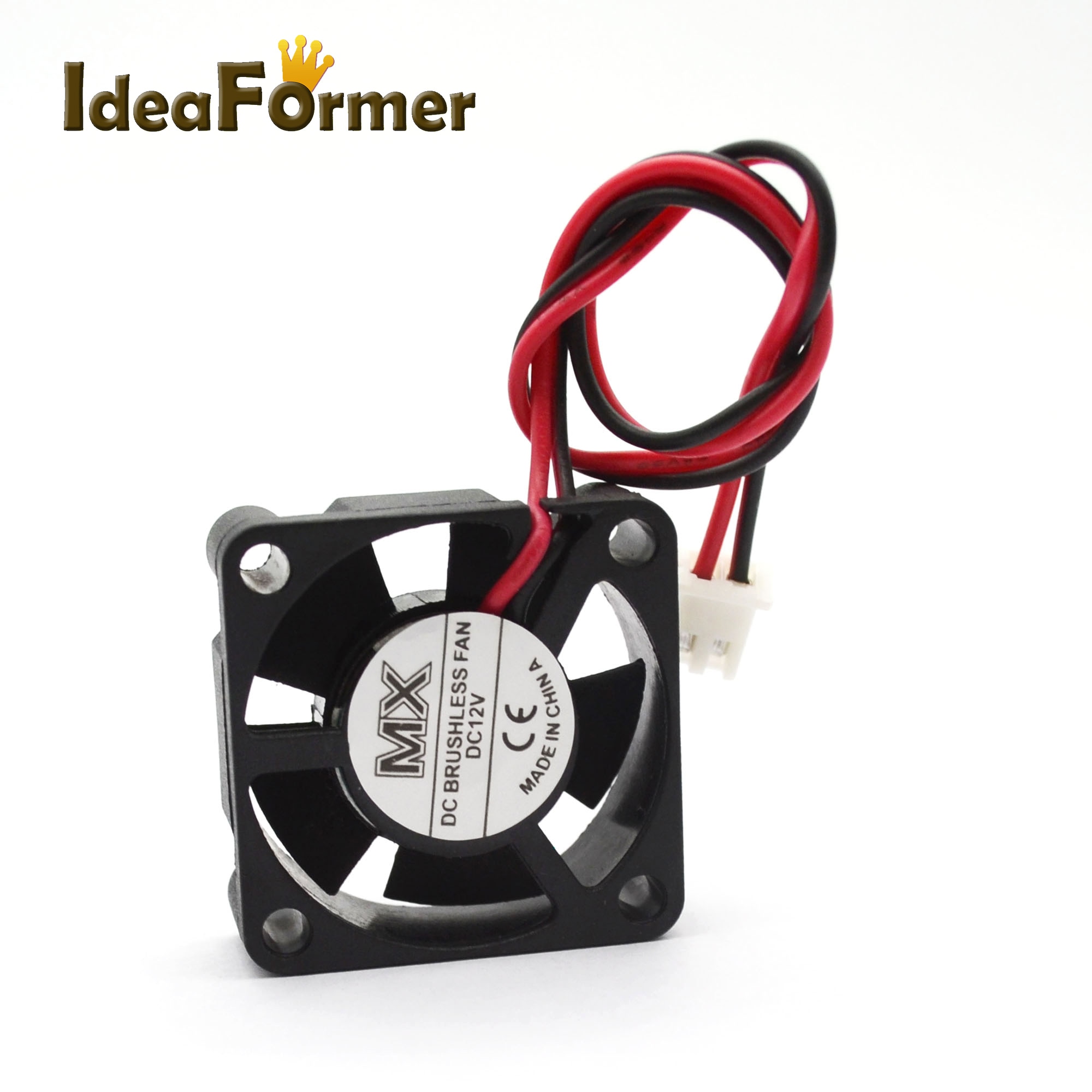 3D Printer Parts Cooling Fans 2510/3010/4010/5010/6015mm Brushless Cooler Fan DC 5/12/24V With 2Pin Dupont Wire Black Plastic. 