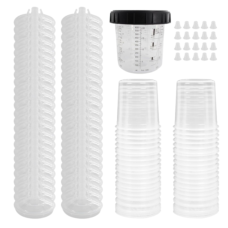 Paint Sprayer Mixing Cup Plastic for Automotive Paint , for Automotive Commercial Coatings