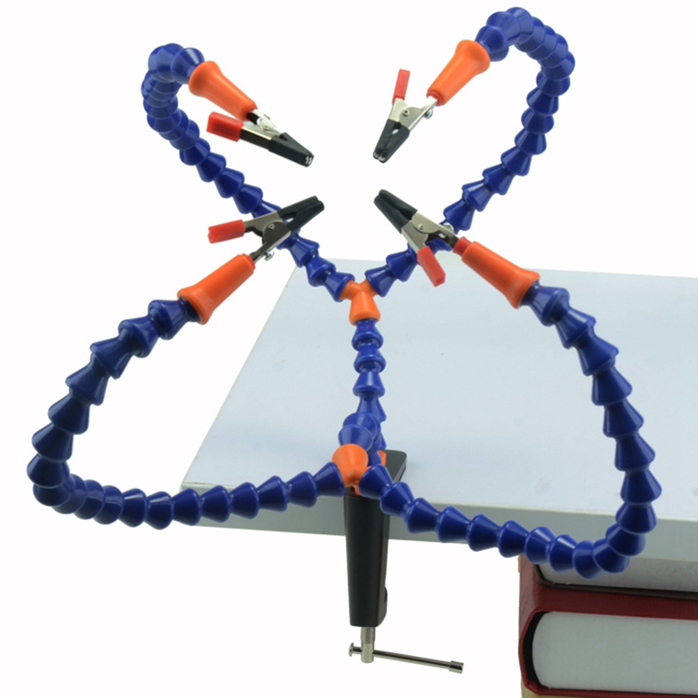 4 Pcs Flexible Arm Helping Hands Third Hand Soldering Tool PCB Holder Welding Stand for PCB Repairing Circuit Board. 