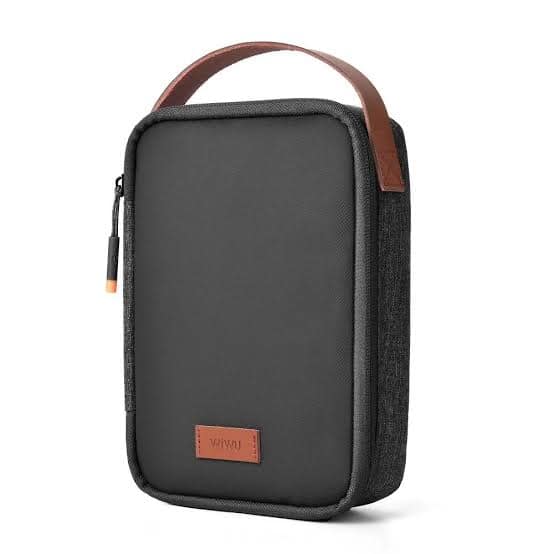 WiWU Minimalist Travel Pouch for Electronics Macbook Accessorie Organizer Bag. 
