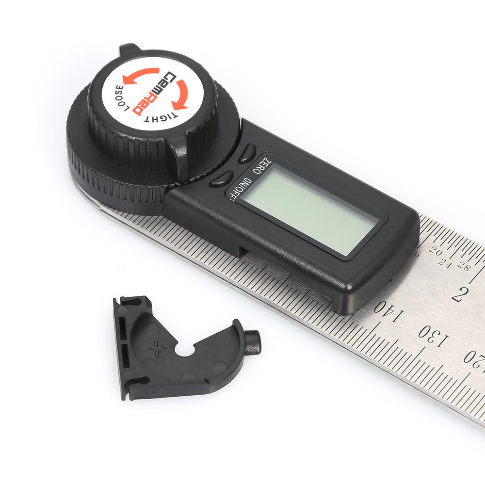 KOGEEK 2-in-1 Digital Angle Rule Goniometer Angle Gauge Stainless Steel Angle Finder Clinometer Digital Display Angle Ruler in 200mm Length. 