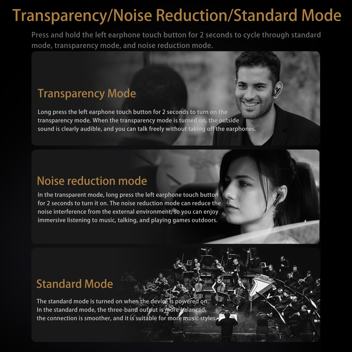 KZ Carol ANC True Wireless Earphone 55dB Active Noise Canceling TWS Headphone 6 Mics AI HD Call Bluetooth 5.3 HiFi in-Ear Earbud. 