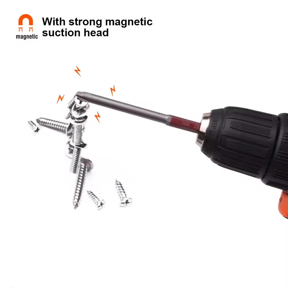 HARDEN 10Pcs PH2x150mm Star Screwdriver Bits Set 550591 - Kings Trading