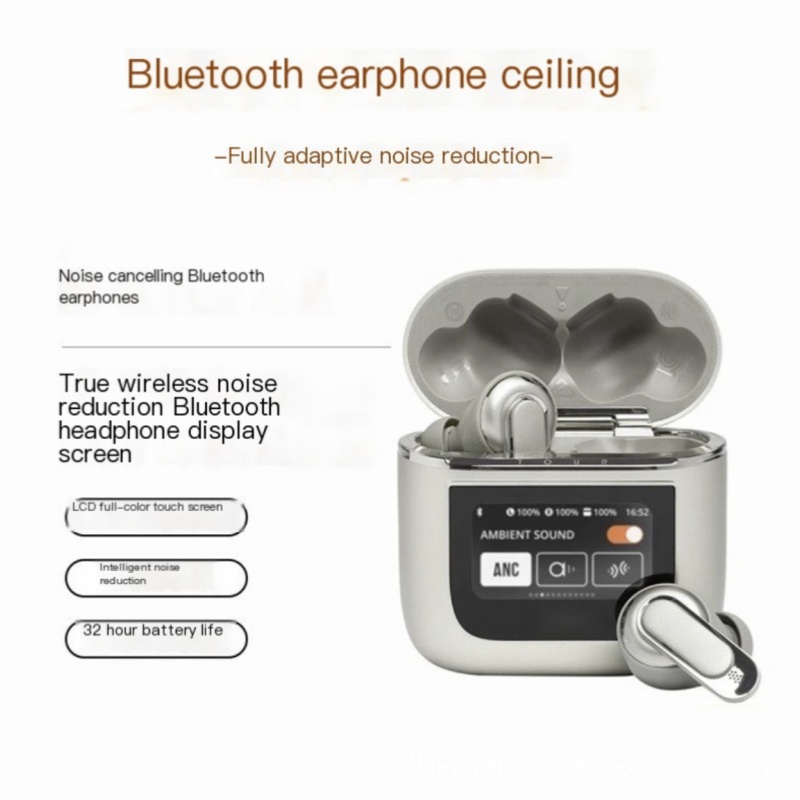 New Design ANC+ENC TWS V8 In-Ear Headphones Noise Cancelling Wireless Earbuds Gaming Compatible Smart Phones Computers Laptop. 