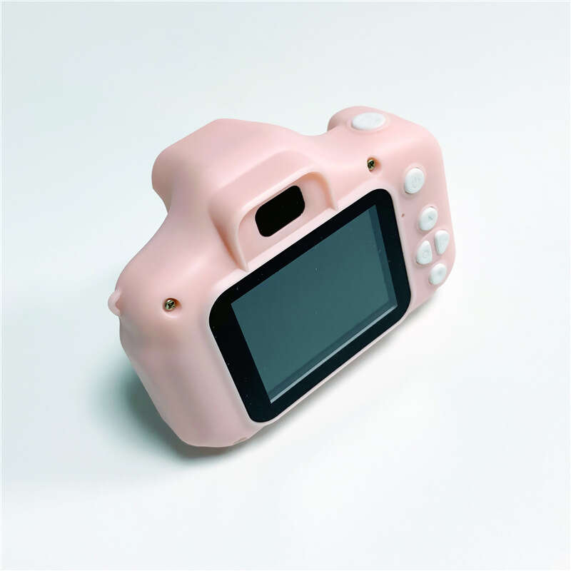 Children's SLR mini camera toy can take photos Pink cute girl gift x2. 
