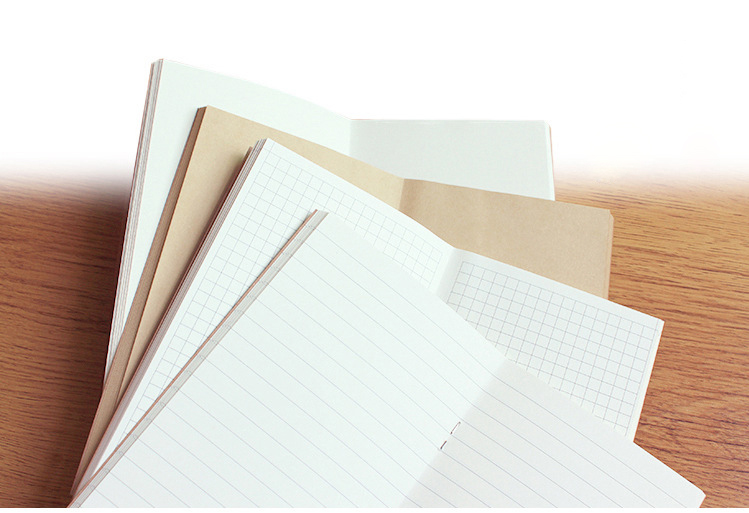 Travelers Notebook Inserts Lined 100gsm Thick Standard Size Ruled Refill, Perfect for Archiving, Travel Notes. 