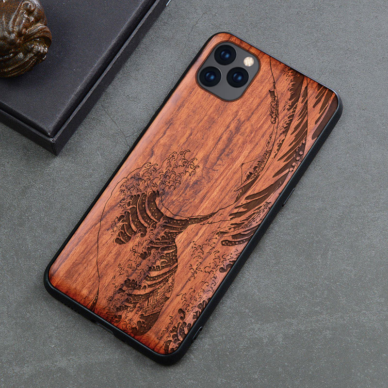 Natural Wood Case For Samsung Galaxy S24 Ultra S23 Note20 Ultra S22 Plus Wood Case For iPhone 15 14 13 12 11 Pro Max. 