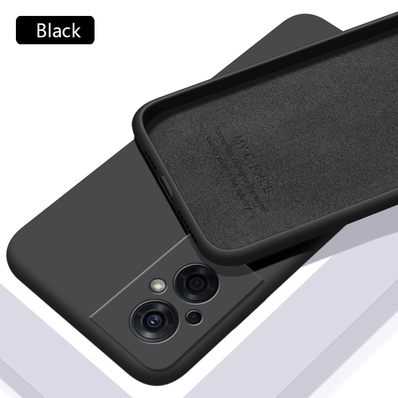 Sroof For OPPO Reno 8Z 5G Liquid Silicone Macaron Candy Color TPU Falling and shockproof Soft Phone Case Shell Protector Back Cover