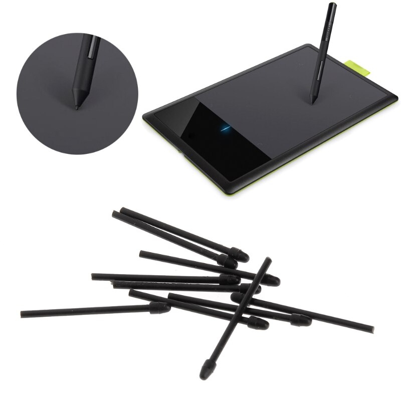 【happy one】10Pcs Graphic Drawing Pen Nibs Replacement Intuos 860/660. 