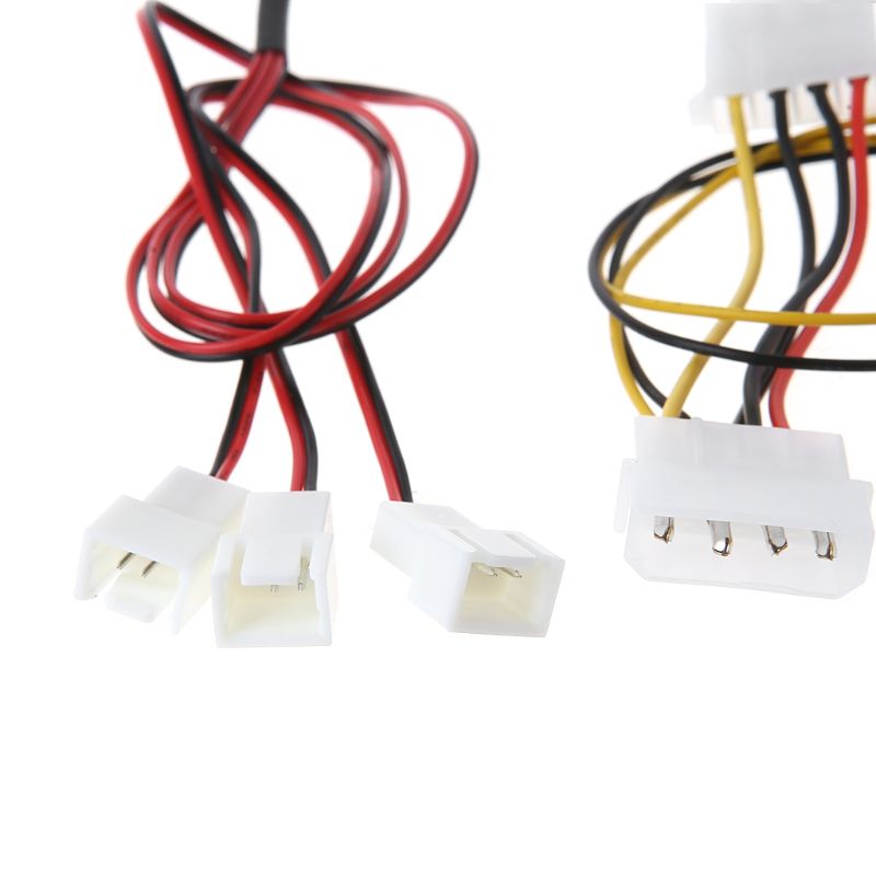 3 Channel Computer PC Cooling Fan Controller Cooler Speed Regulator For PCI Temperature Control Regulation CPU Housing VGA HDD F. 