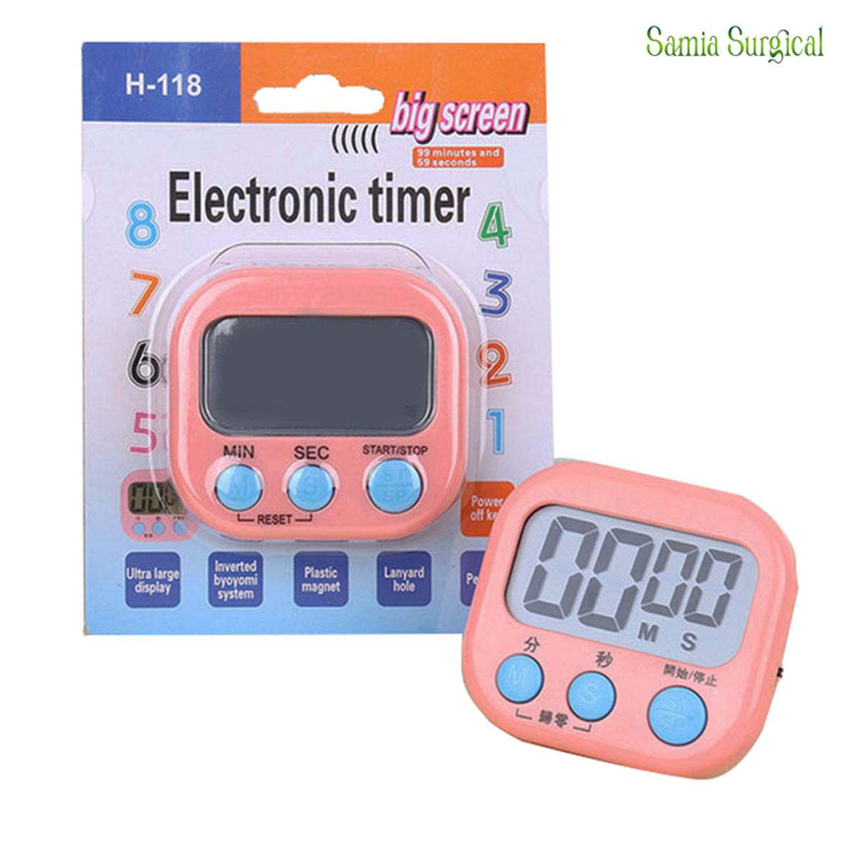 Timer Digital DOL-118 Big Digits Alarm Magnetic
