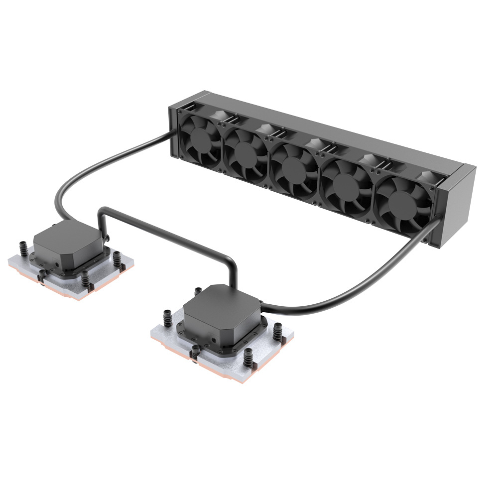 2U cooling system AMD EPYC SP3 server water-cooled heat sink length