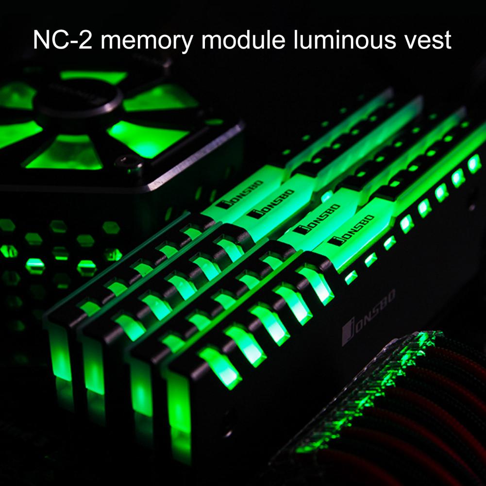 2pcs Nc-2 Professional Motherboard For Aura Control Rgb Desk Memory Ram Radiator Heatsink. 