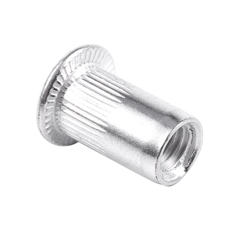 M5 Aluminium Threaded Rivnuts Flat Head Rivet Nuts Nutserts 200Pcs. 