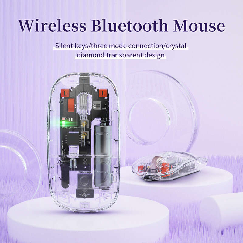 New wireless transparent luminous game USB charging, esports, mechanical computer accessories, office mouse. 