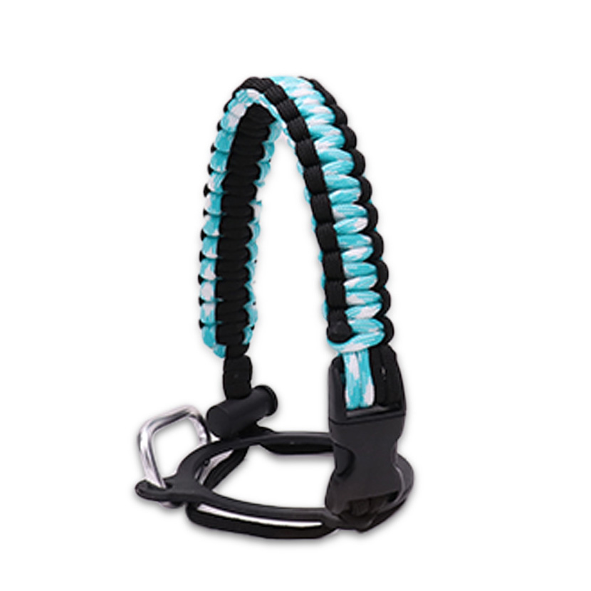 Colorful Paracord Handle New Style Cup Rope Aquaflask for hydro flask Accessories Fits 12oz to 64oz Wide Mouth Bottles Paracord Carrier Strap Cord with Safety Ring and Carabiner - Ideal Water Bottle Handle Strap. 
