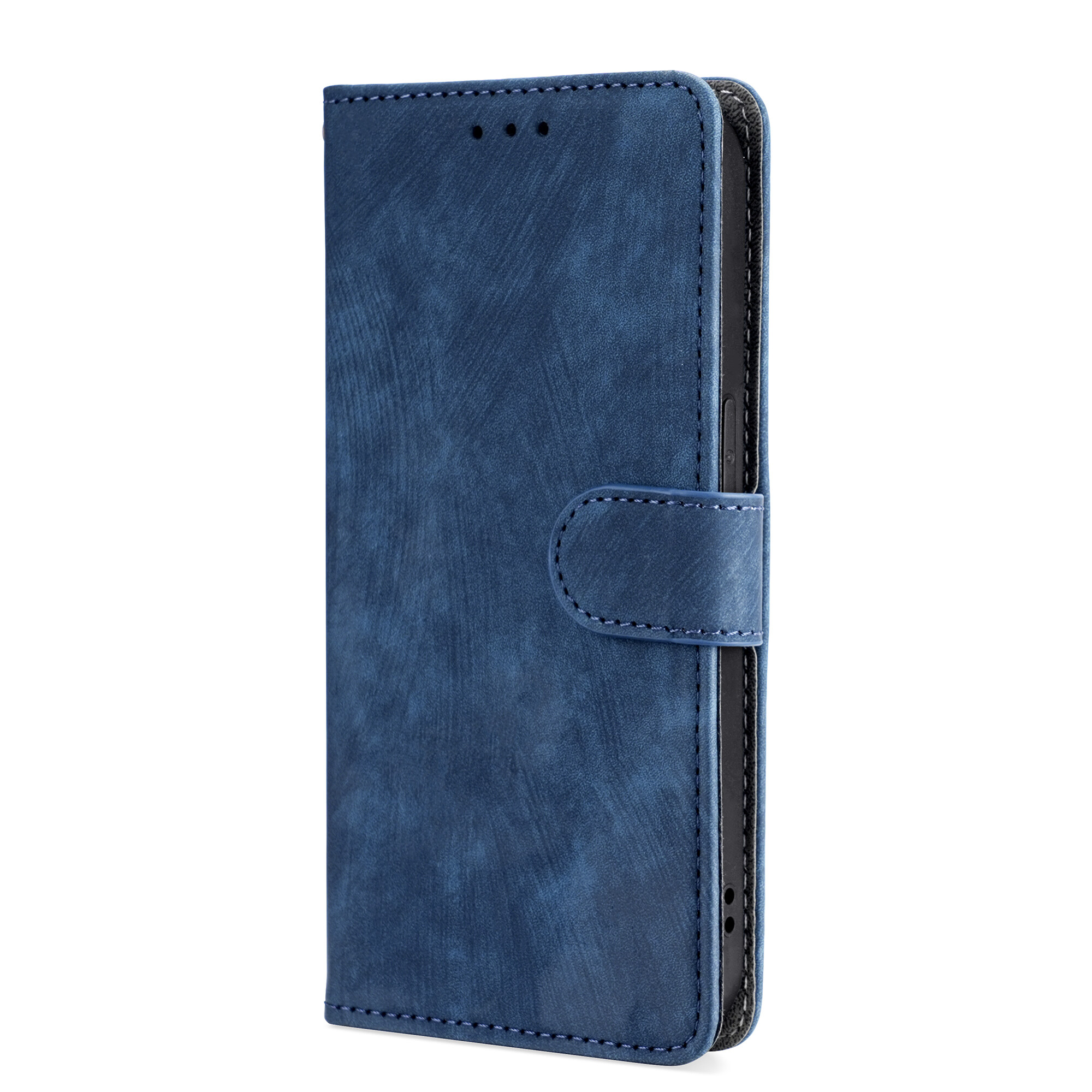 Funda Cartera Para OPPO Realme 12+ Plus 5G | Cuero PU Con TPU | Ranuras Para Tarjetas | Soporte Plegable | Azul