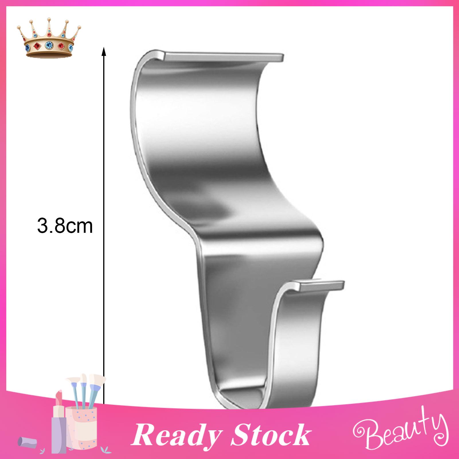 No-drill Wall Hooks 10pcs Stainless Steel Vinyl Siding Hooks Easy Installation No-hole Hangers for Multi-pur se Use Soutast Asian Buyers' Choice Wainscoting Hooks. 
