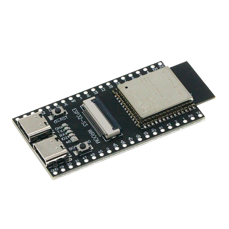 ESP32-S3 WROOM N16R8 CAM Development BoardWiFi Bluetooth Camera Module Onboard ESP32-S3-WROOM-1 N16R8 Module Easy Install Easy to Use with OV2640. 