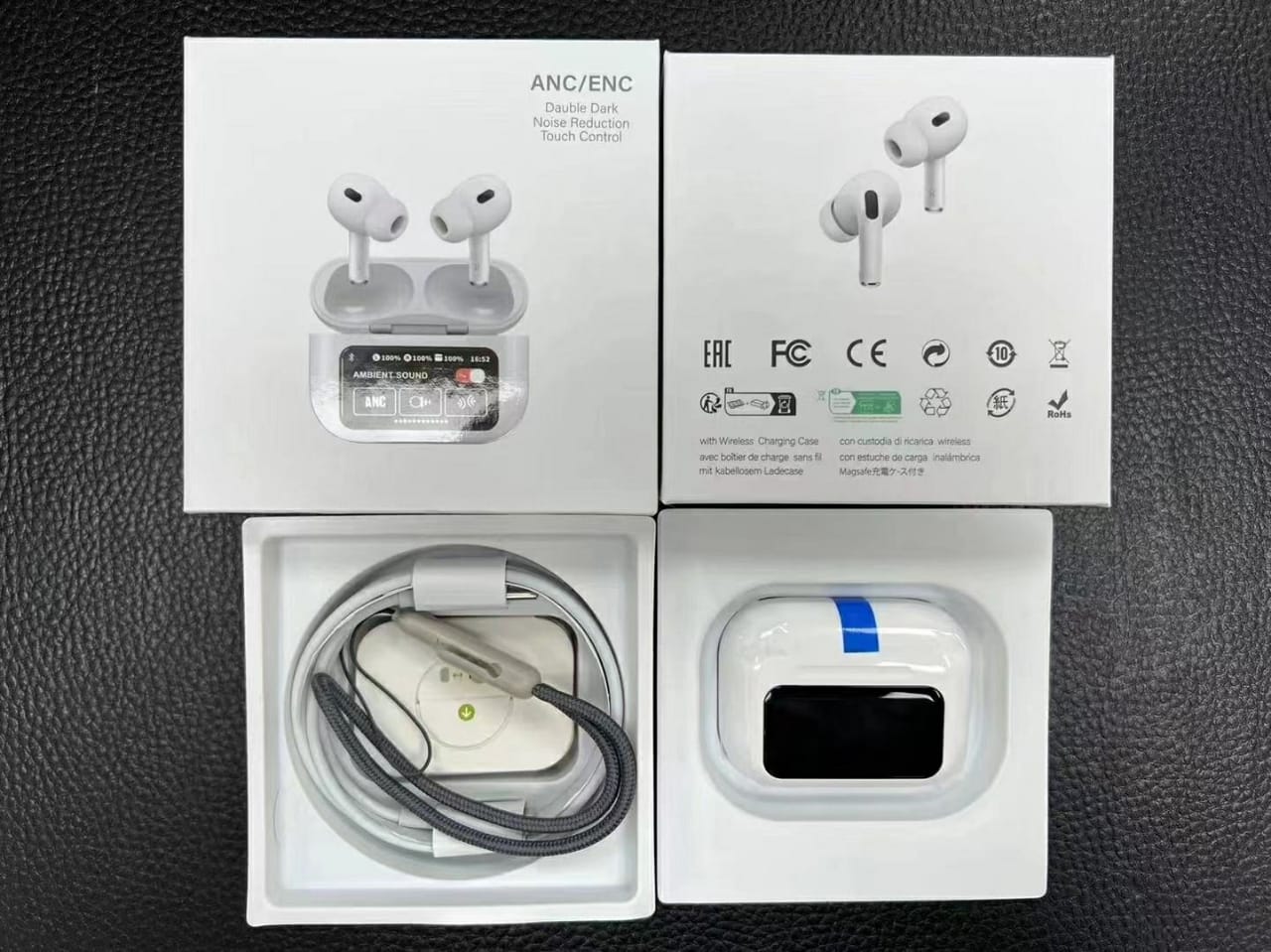 Original Wireless Bluetooth A8 A9 A10 PRO Headphones with Smart LCD Touch. 