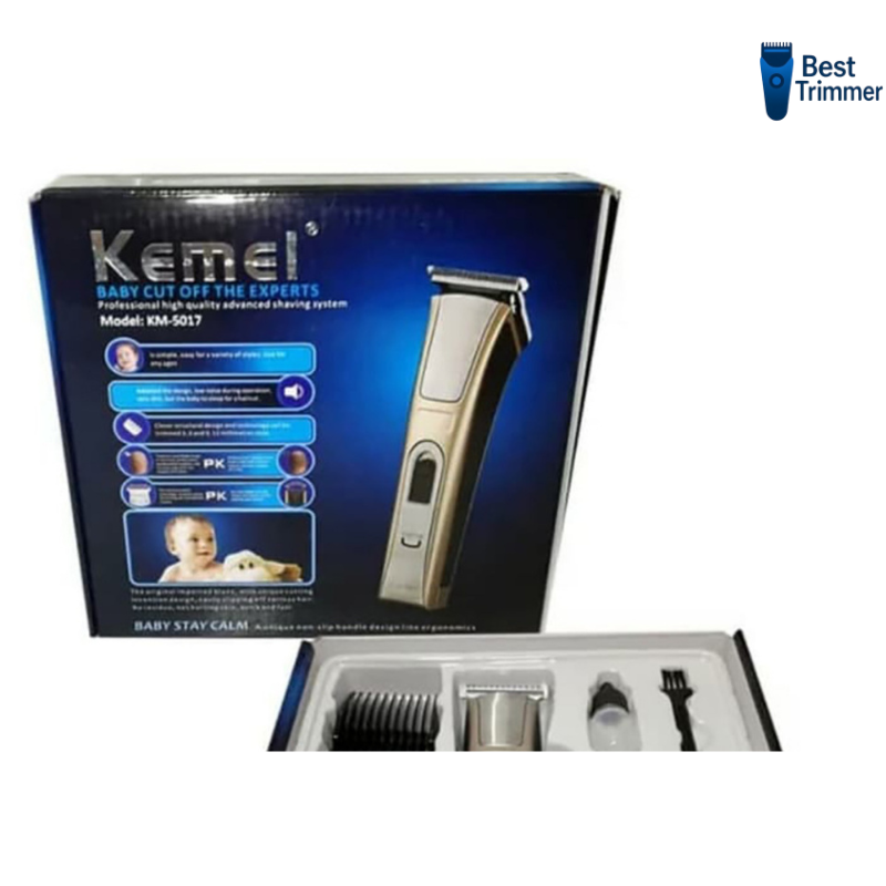 Kemei Km 5017 Rechargeable Hair And Beard Clipper Trimor For Men. 