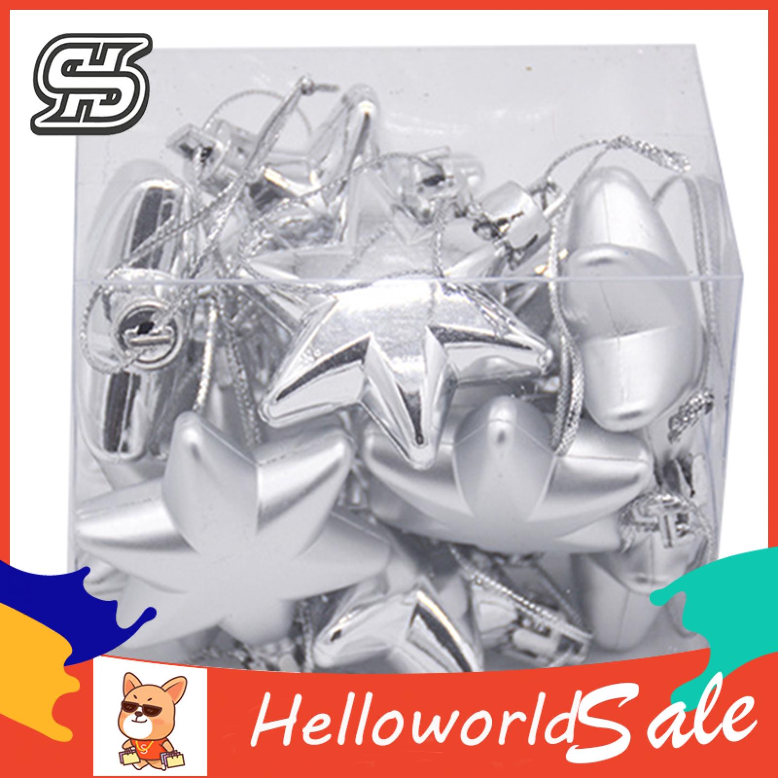 HelloWorld X Pendant Increase Atmosphere Hang Star Shape Christ Ornament. 