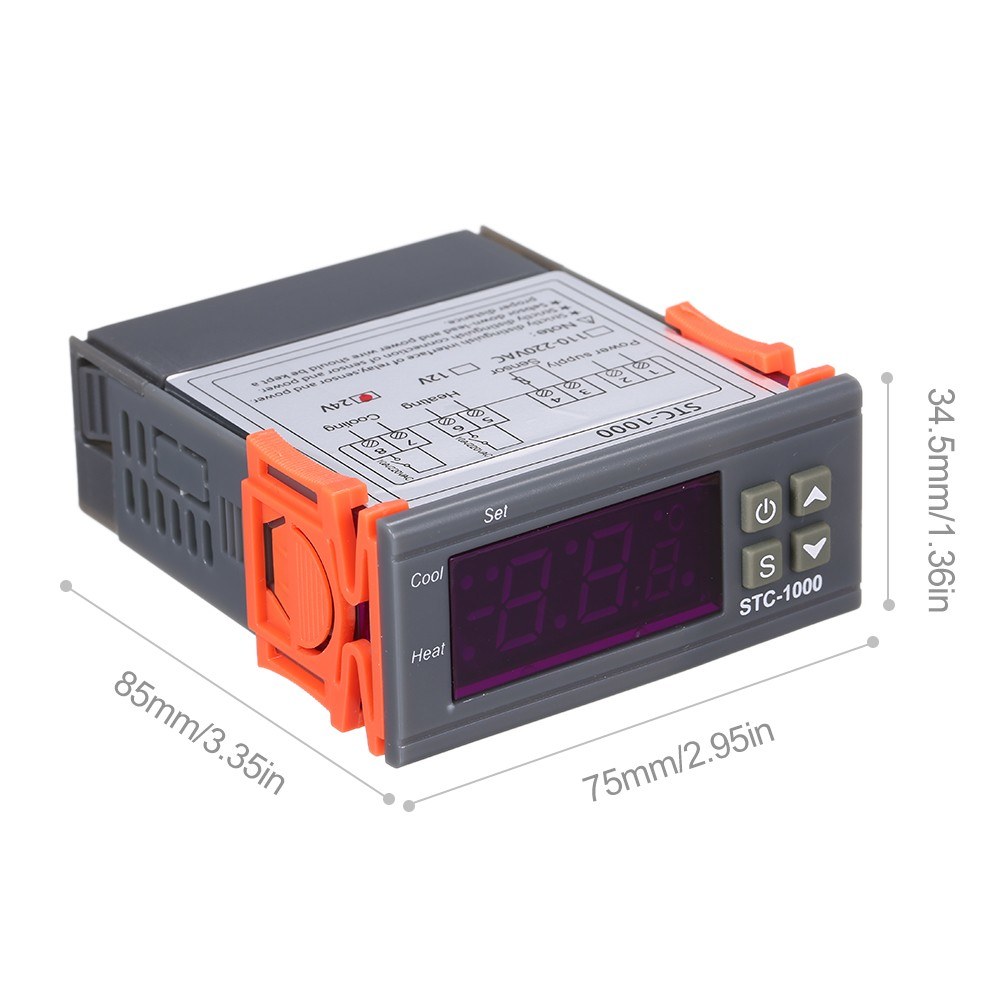 STC-1000 Digital Temperature Controller Heating Cooling Centigrade Thermostat - 03. 