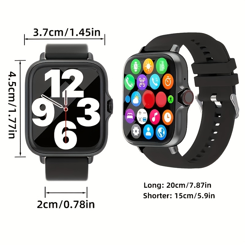 Smart watch, wireless calling /dial,SMS reminder, information reminder, Various APP Reminders,for iPhone/Andriod. 