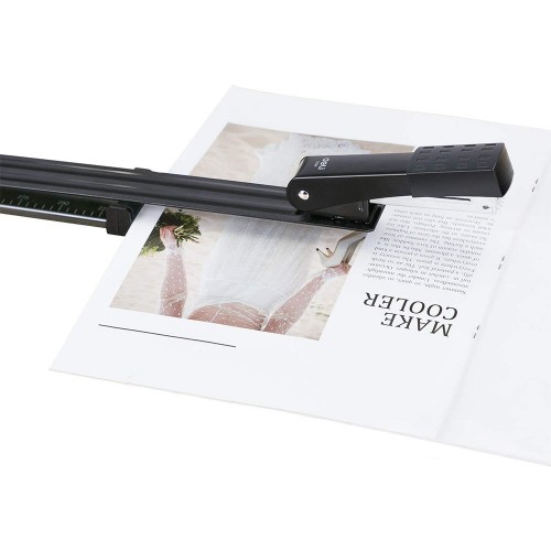 Premium Deli 0334 standard stapler long handle machine / magagin stapler machine / book binding machine / stapler machine. 