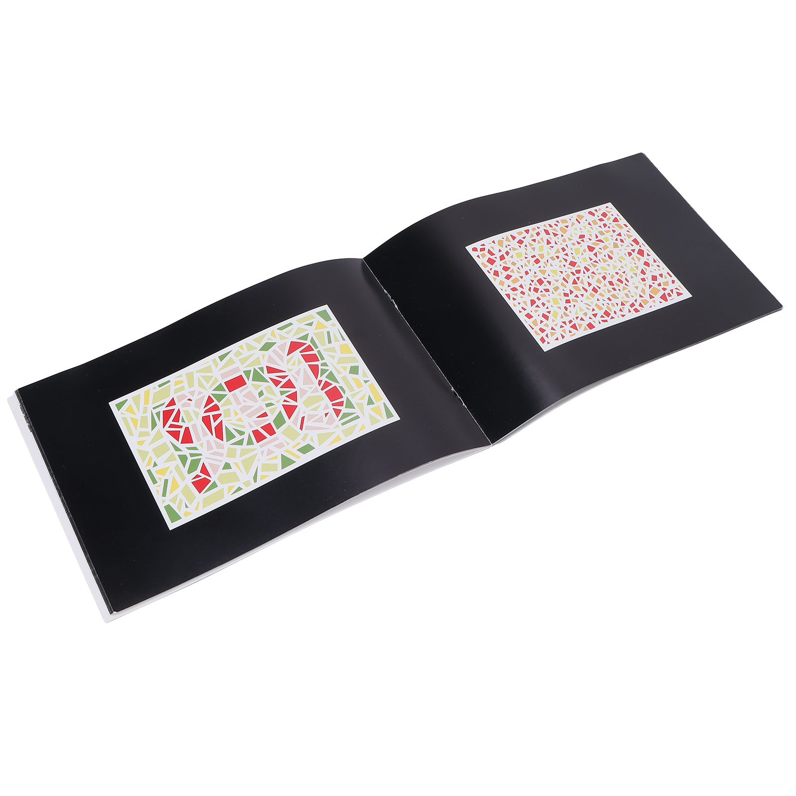 36 Pages Colorblind Testing Chart Color Blindness Weakness Test Book for Driving School Home Use. 