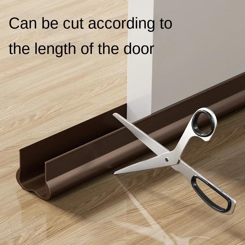 New PVC Flexible Door Bottom Sealing Strip Under Door Draft Stopper Sealing Strip OundProof Gasket Weatherstrip Draft Guard. 