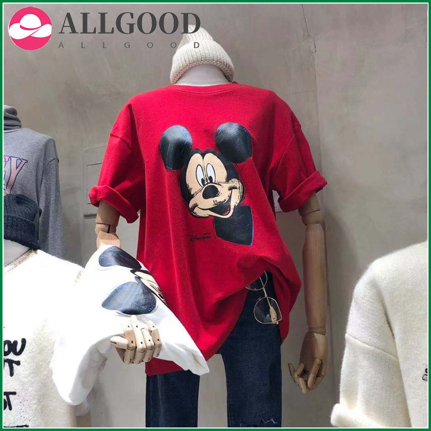 Oversized T-shirt Catoon Mickey Mouse 