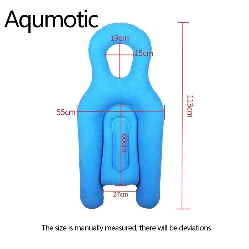 Aqumotic Prone Pillows Ophthalmic Pillow Inflatable Backrest Big Back Injury Sleeping Pad Rectangular Cushion Rehabilitation. 