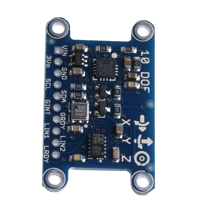 【happy one】10DOF IMU Breakout L3GD20 LSM303 BMP180 Attitude Sensor 3 Axis Gyroscope Module Dropship. 