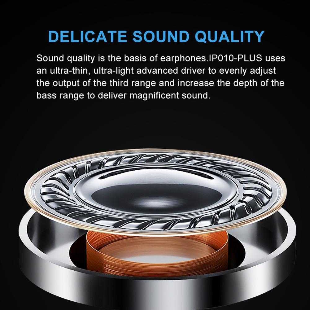 For IP010 PLUS Wireless Charging With Mobile Power Bluetooth Headset Bluetooth 5.0 Sports Wireless Binaural Earphone. 