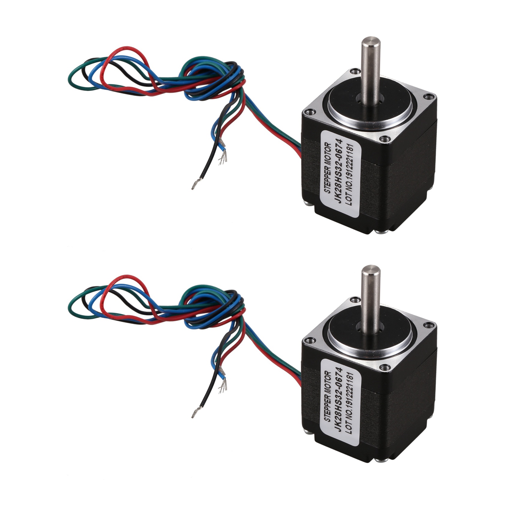 2X NEMA 11 28 Hybrid Stepper Motor 1.8 Degree 2 Phase 4 Wires 32mm Stepper Motor for CNC Router