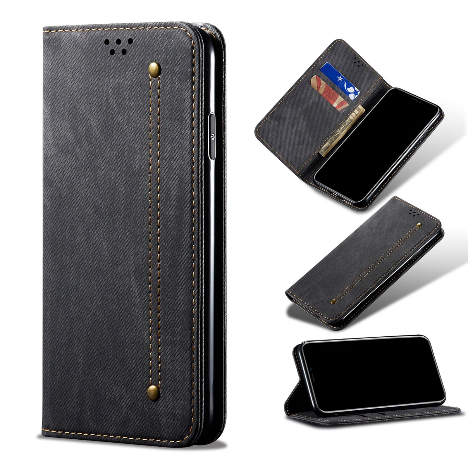 Cover Portafoglio In Pelle Per Oneplus 10T 5G - Custodia A Libro Con Porta Carte, Chiusura Magnetica E Supporto